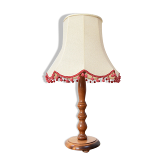 Mid-century Wood Table Lamp, 1970‘s.