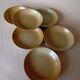 6 CNP Village stoneware skullcap plates