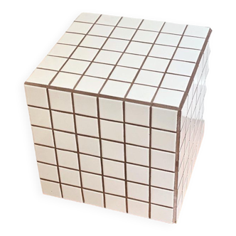 Cube - white/brown