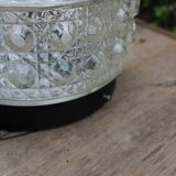 Moulded glass ceiling light