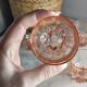 Pink glass liqueur cups from the 1940s