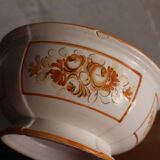 Old earthenware salad bowl