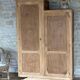 Asymmetrical Wardrobe in Raw Wood