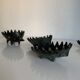 Vintage 1950 hedgehog ashtrays by Walter Bosse for Hertha Baller