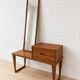 Bench and Mirror in Teak by Kai Kristiansen for Aksel Kjersgaard, 1960s