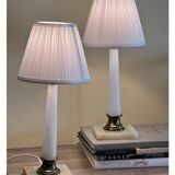 Paire de lampes néoclassiques vintage