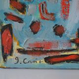 HST abstract painting mid-20th century CoBrA art brut