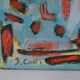 HST abstract painting mid-20th century CoBrA art brut