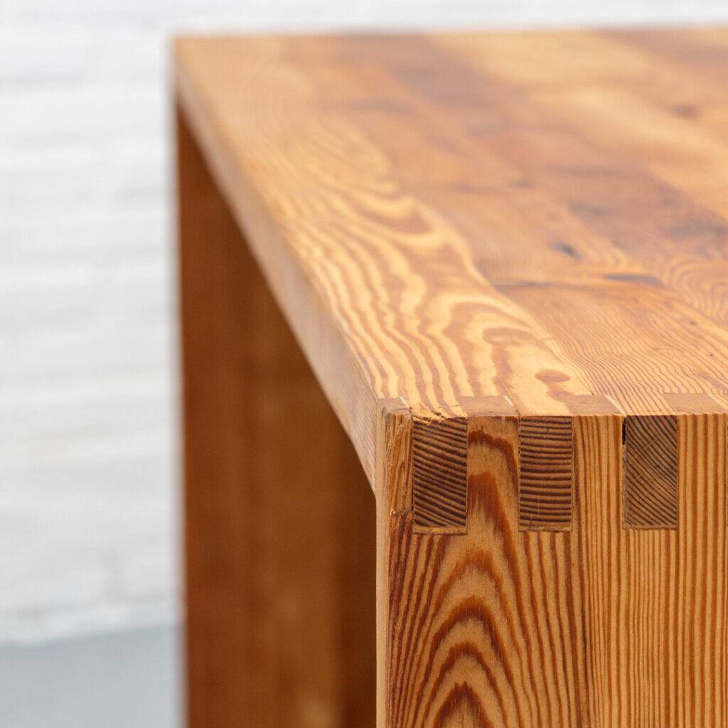 Pine dining table by Ate van Apeldoorn  1970s