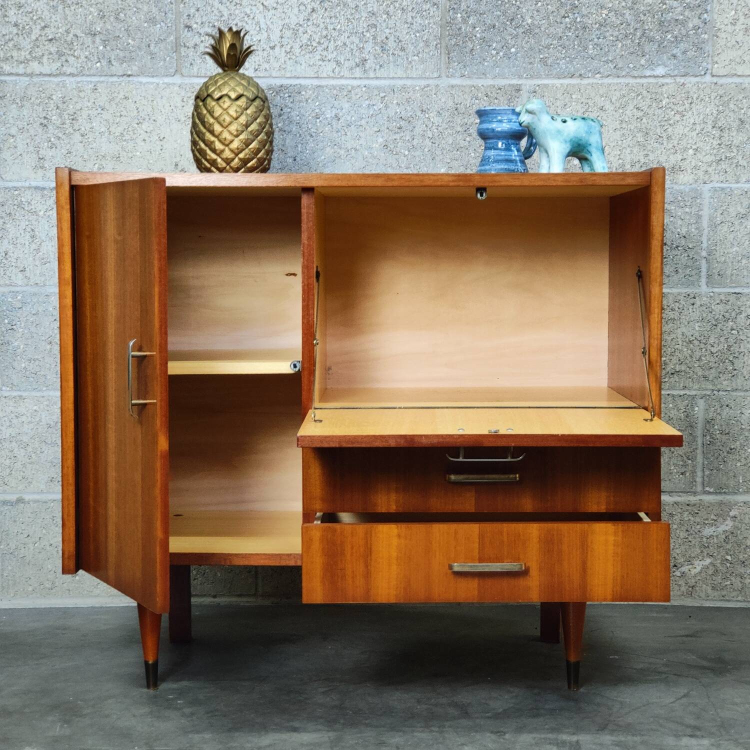 French Scandinavian style sideboard 1970