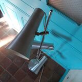 Lampadaire des années 70 en alu brossé