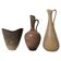 Collection of 3 ceramic vases by Gunnar Nylund Rörstrand Sweden, 1950s.
