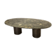 Marble and metal coffee table