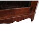 Antique Late Empire Corner Cabinet with Shelves in Mahogany from the 1840s