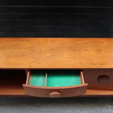 Row of the 1960s teak