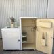 Armoire asymétrique tôle emaillee