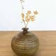 Round stoneware vase signed Durrenberger