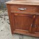 Low Parisian wooden sideboard 2 doors 2 drawers