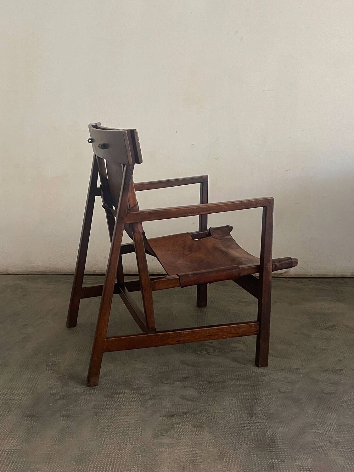 Rationalist Spanish Leather chair