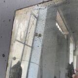 Very stung old bevelled mirror 39x60cm