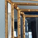 LaBarge Italian faux bamboo Hollywood Regency mirror 1980s