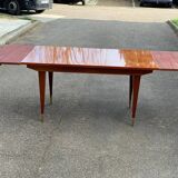 Table à manger scandinave extensible bois et palissandre laquée 230cm