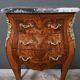Petit meuble de salon en marqueterie, style Louis XV – Milieu XXe