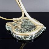 Important Bronze and Marble Table Lamp, Art Nouveau, France, 1890