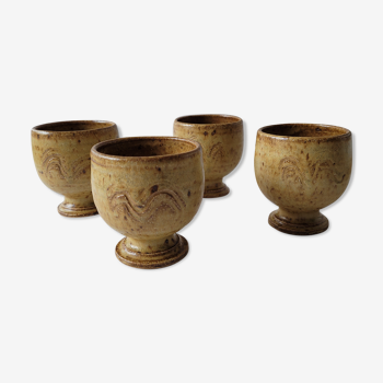 Set of 4 cups/ cups in sandstone