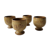 Set of 4 cups/ cups in sandstone