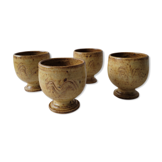 Set of 4 cups/ cups in sandstone
