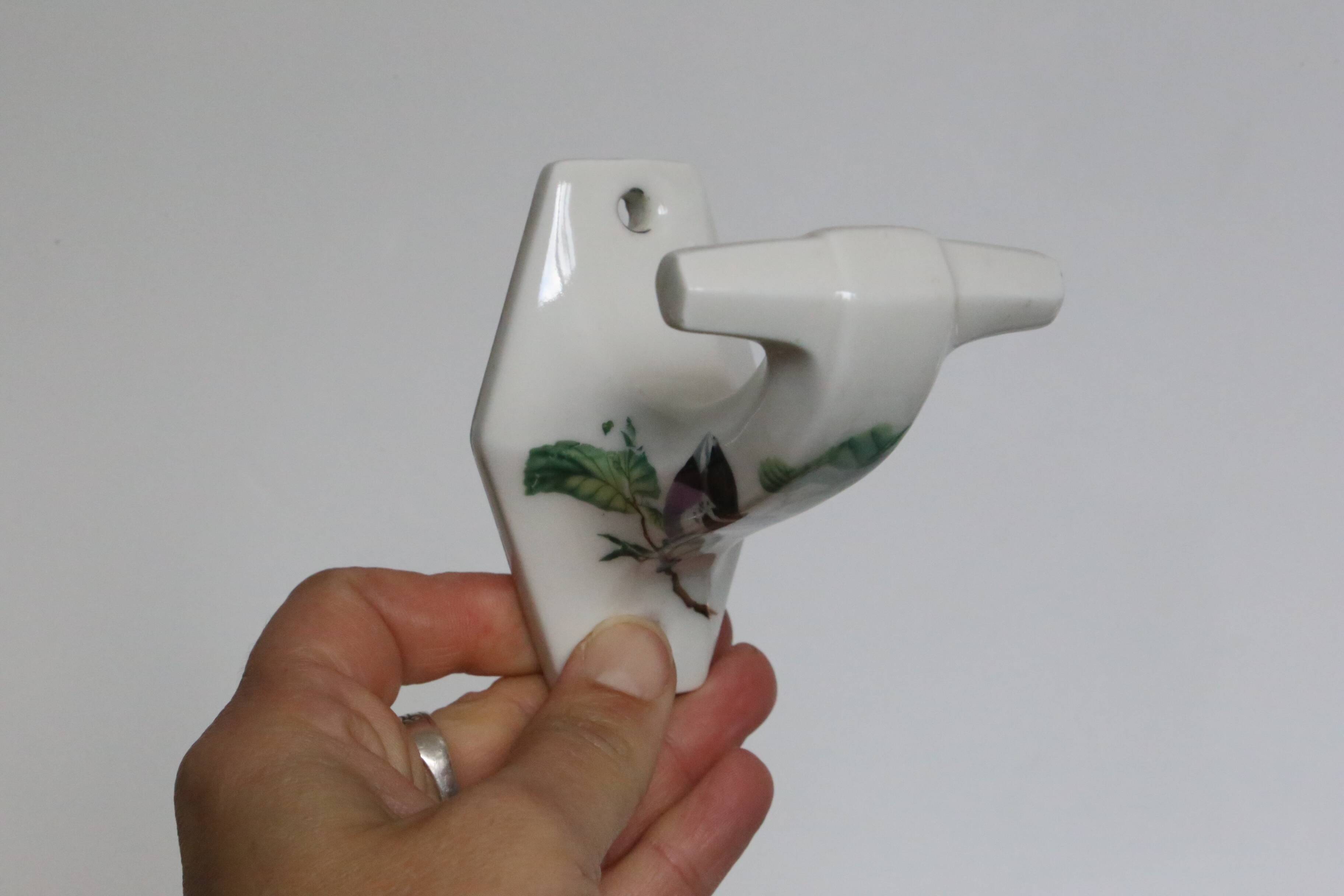 Pair of Paris porcelain coat hooks
