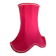 Lampshade in pinkish-burgundy fabric