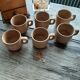 Lot 6 tasses expresso en grès
