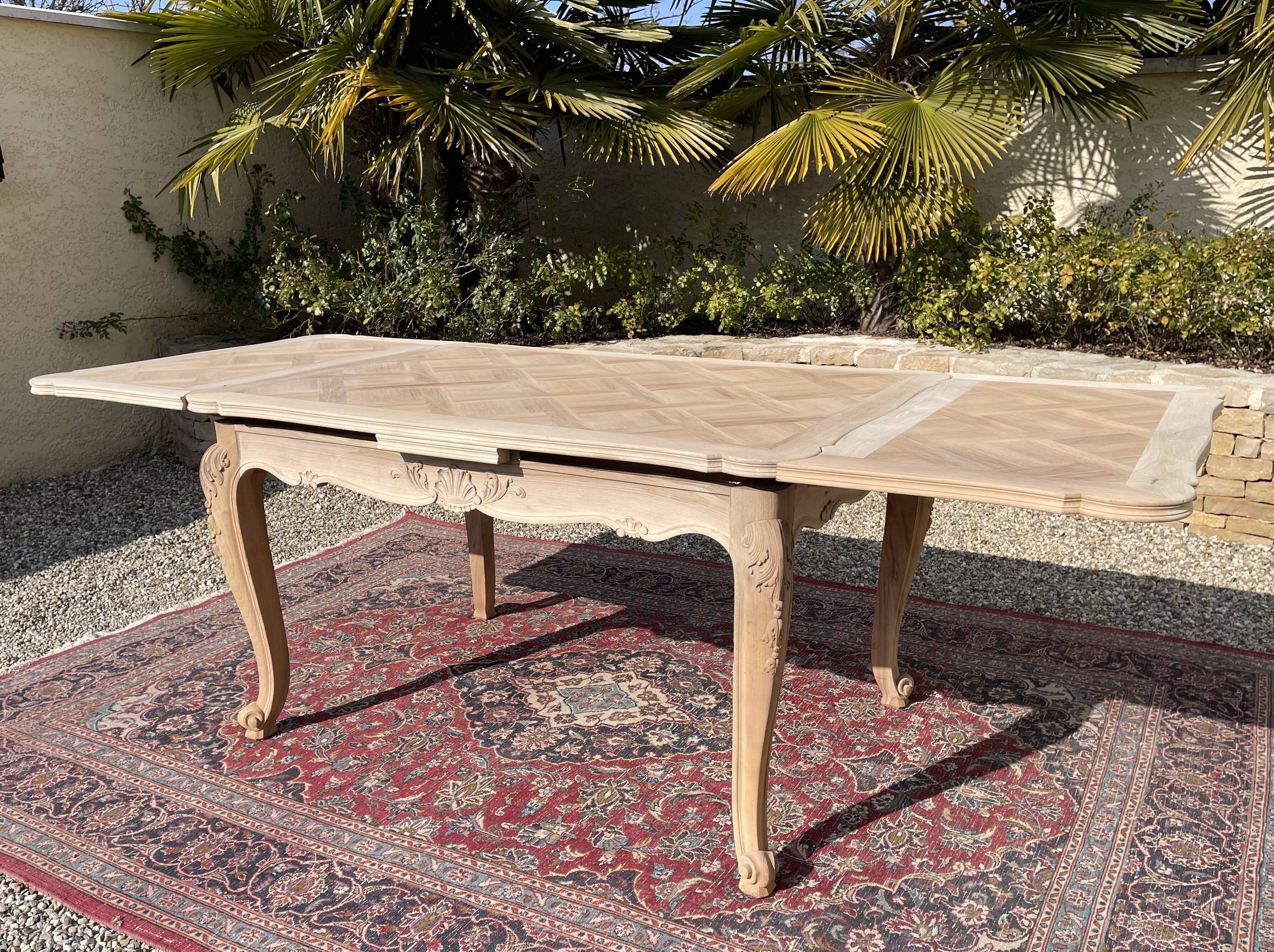 Walnut Table Louis XV Style