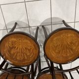 Set of 4 bentwood bistro chairs from the 1930s