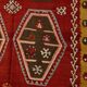 Grand Kilim Designer Vintage, Tapis Anatolien Rouge Fait Main, 149x308 Cm