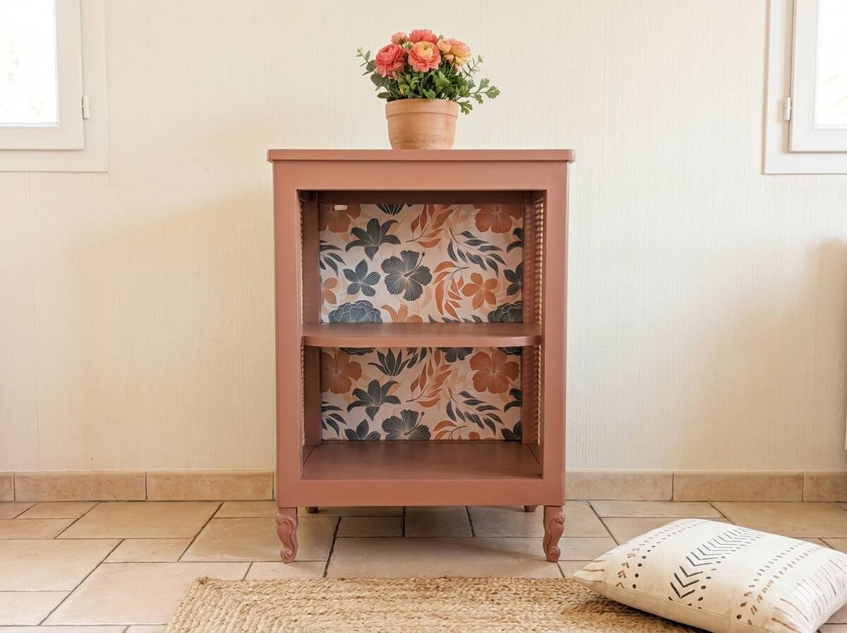 Renovated vintage side table