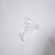 Series of 6 vintage crystal champagne glasses