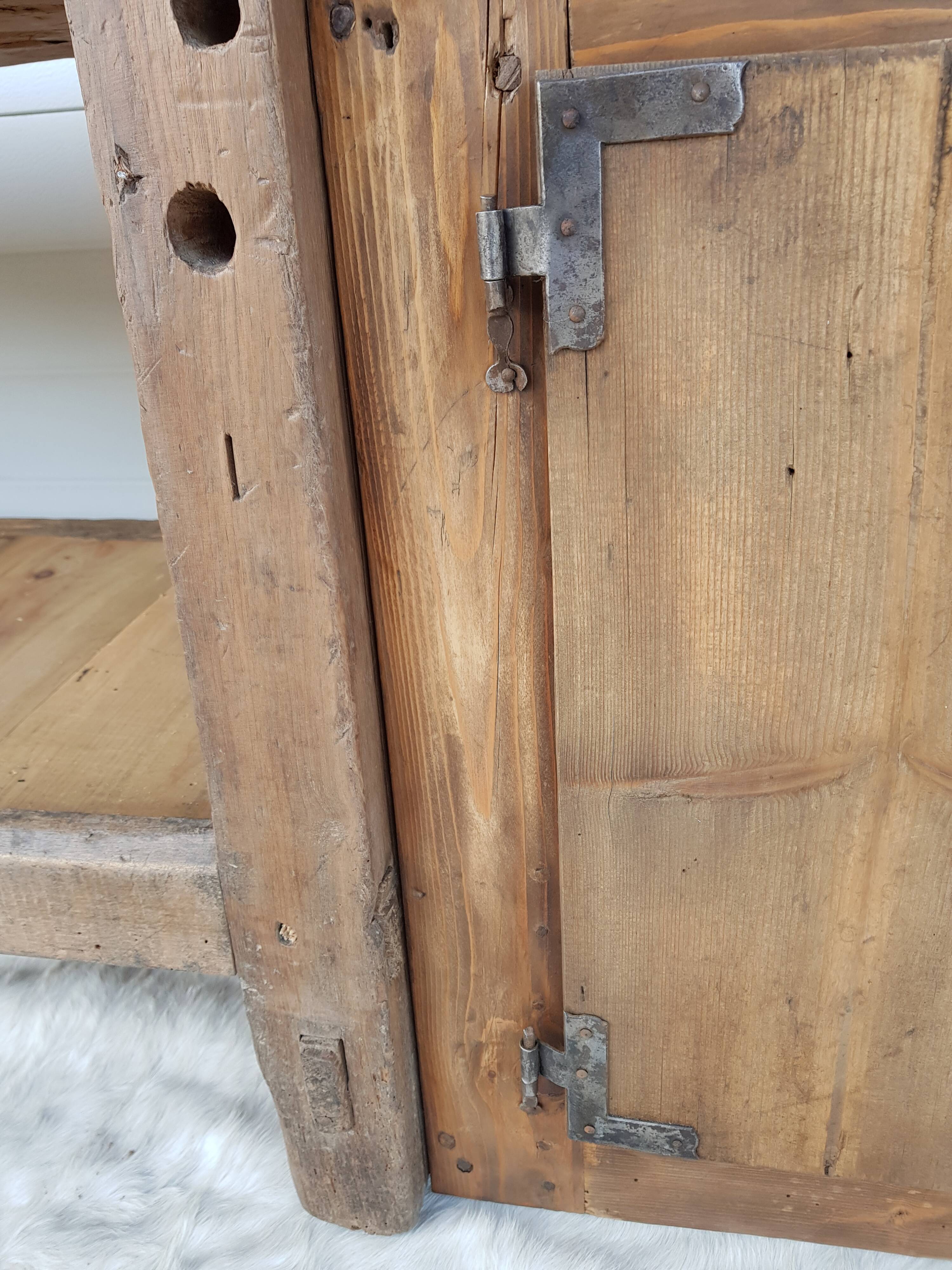 Farm workbench 19th century