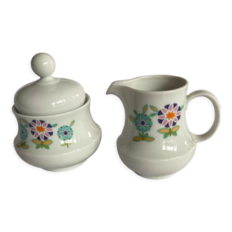 Bavaria Tirschenreuth Sugar Bowl & Milk Jug