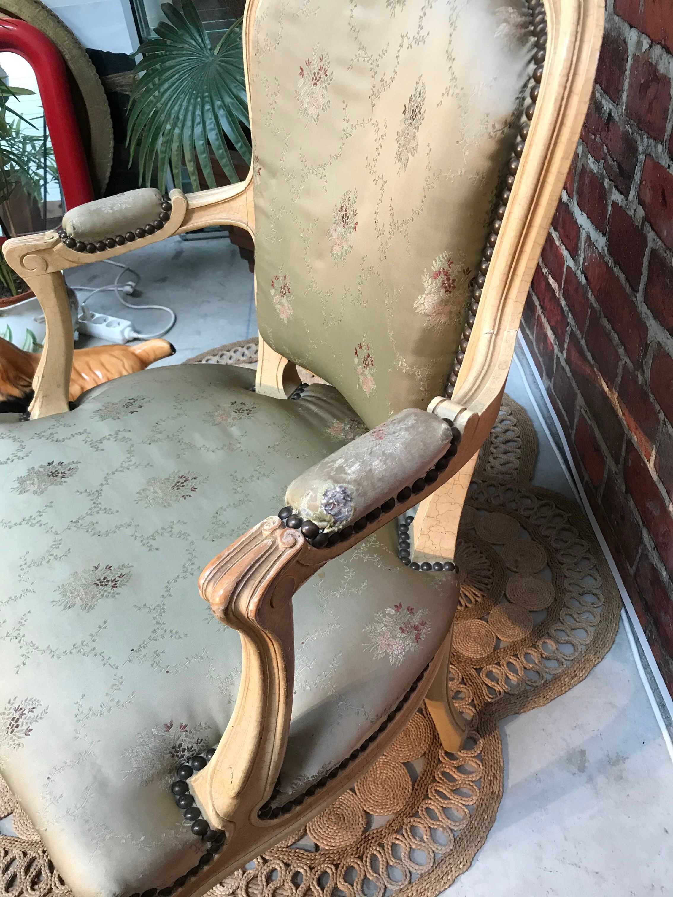 Louis Philippe style armchair