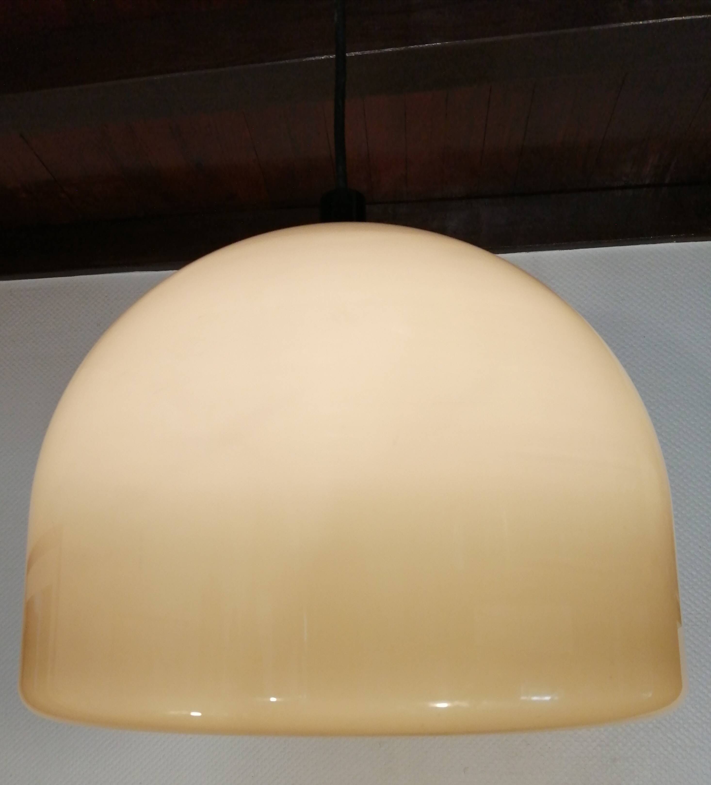 Brown Staff pendant light model 5593 made in Germany vintage 1970