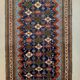 Original Shirvan Kazak Rug 310x210 cm Vintage, Blue, Red