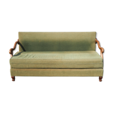 Louis XIII Style Convertible Sofa Sheep Bones