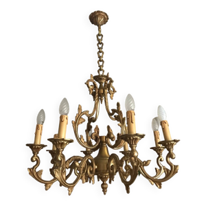 lustre bronze 8 branches