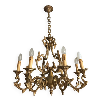 Bronze chandelier 8 branches