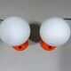 Space age table lamps bed side lamps, 1960’s