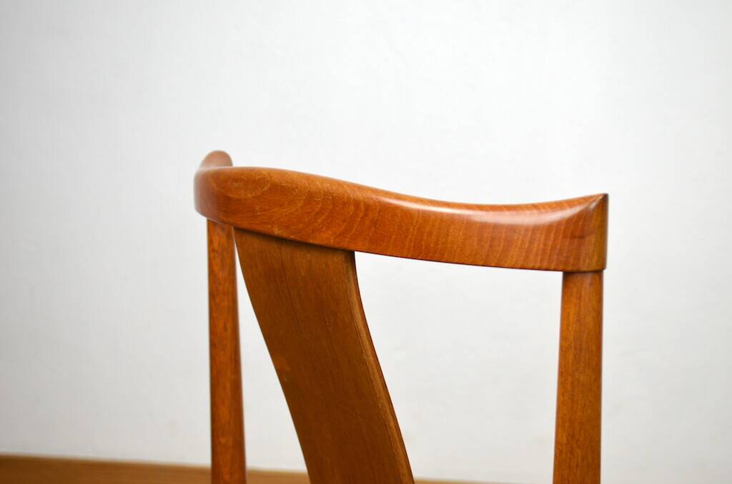6 Danish teak chairs from 1960 by Henning Sorensen