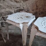 Set of 6 French industrial stools by Multipl’s – 1930s